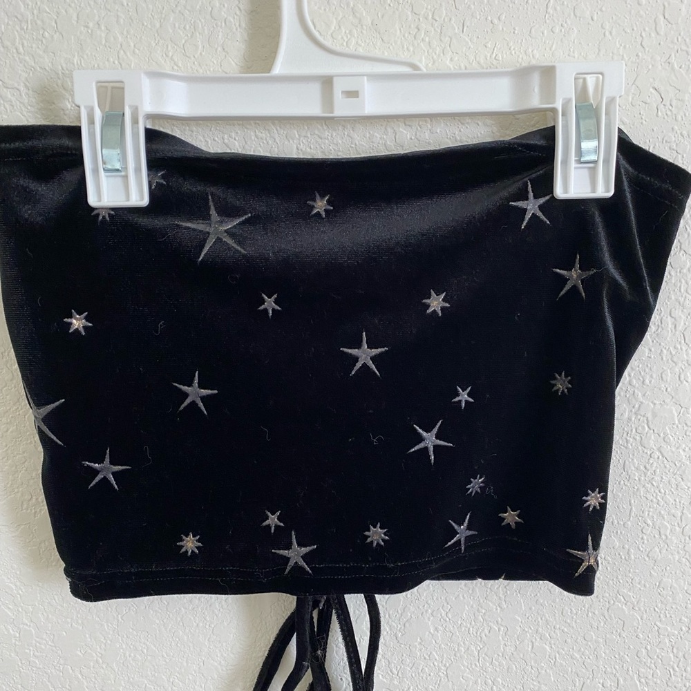 Soft Velvet cross tie bandeau